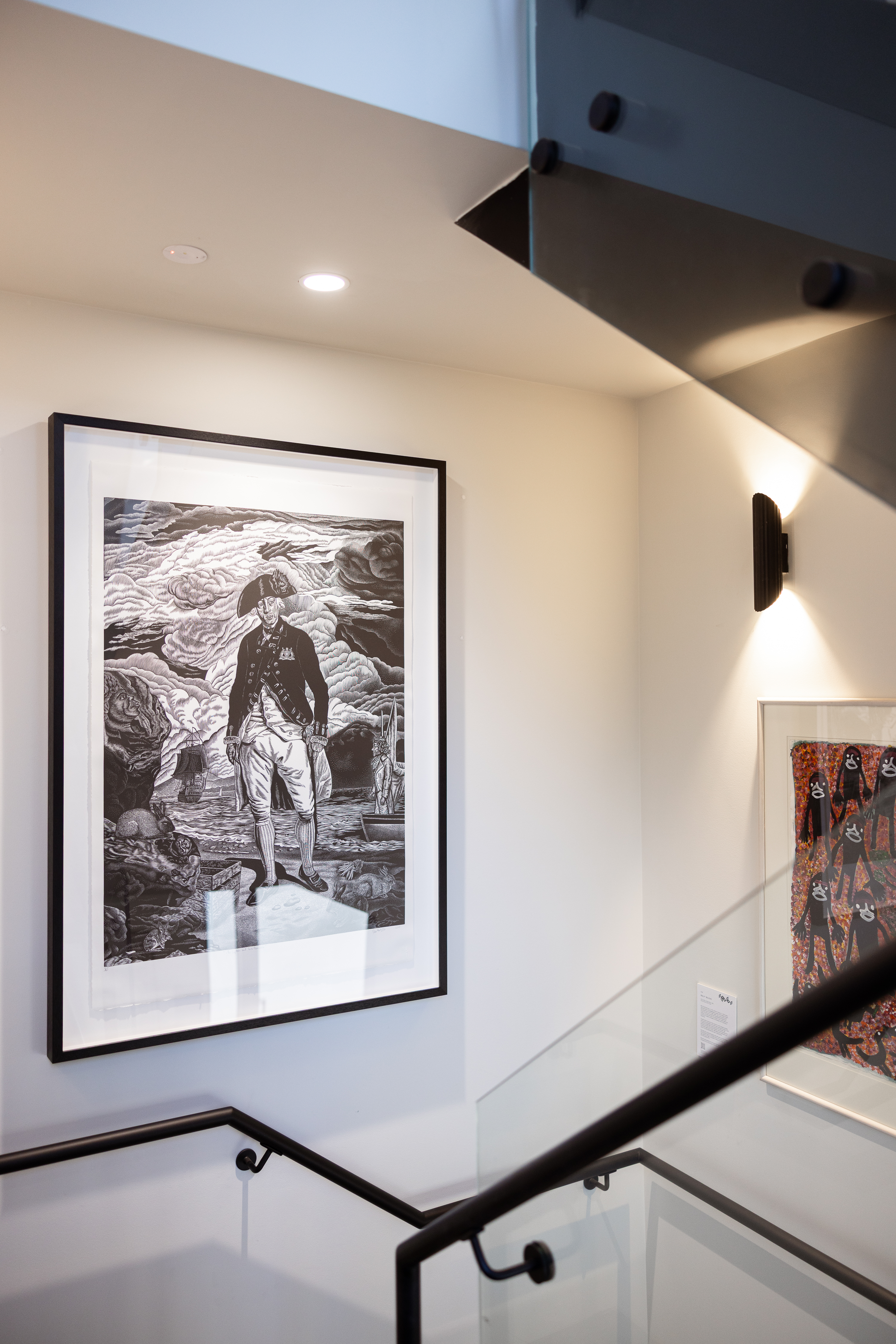 Installation view, Artbank client Kervale featuring artworks by Rew Hanks and Mary P. Mclean, 2025. Photo: Gemma Thomas.