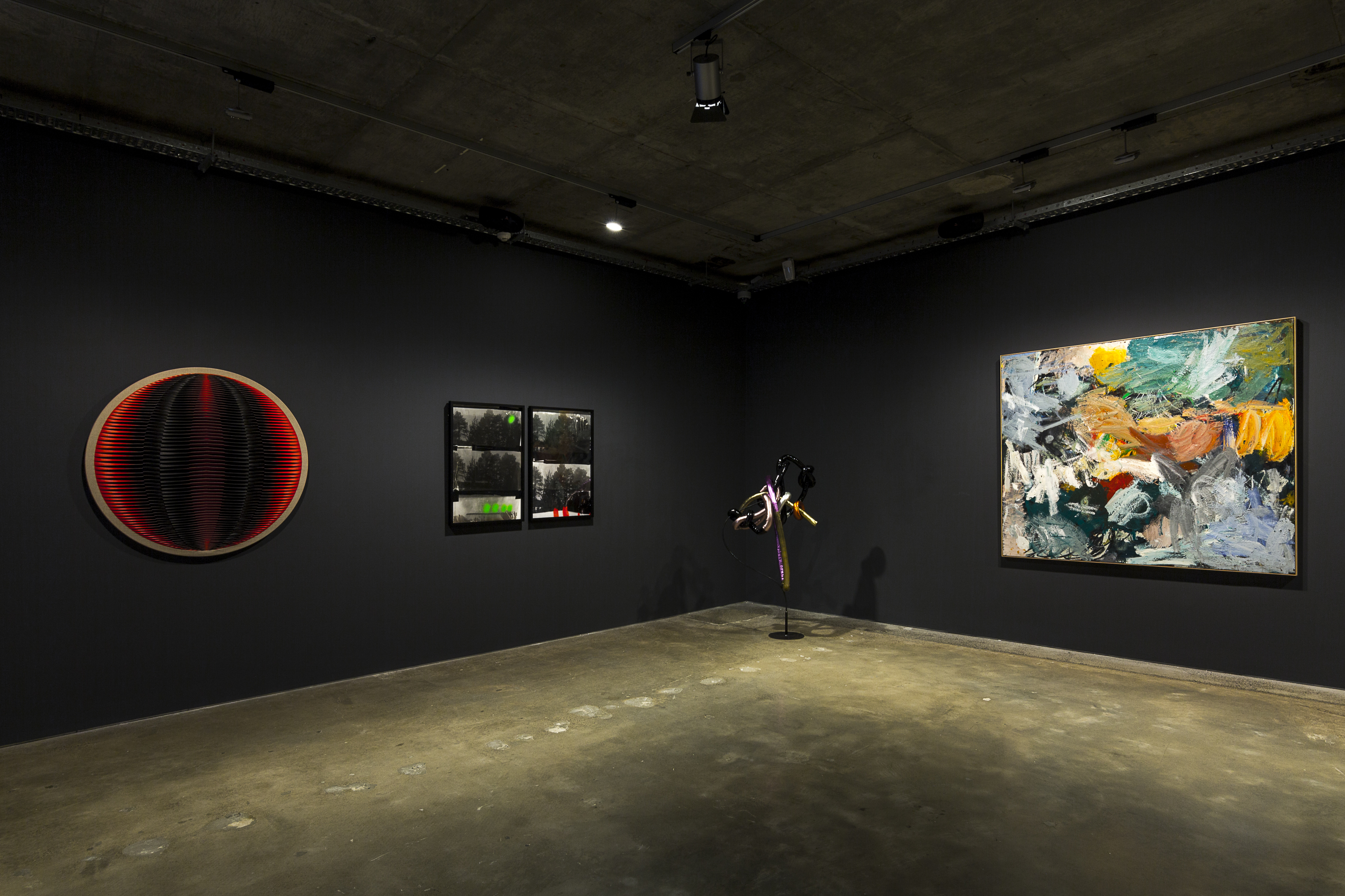 Installation view, Conscious Process exhibition curated by Lucy Willet, Artbank Sydney, 2018.