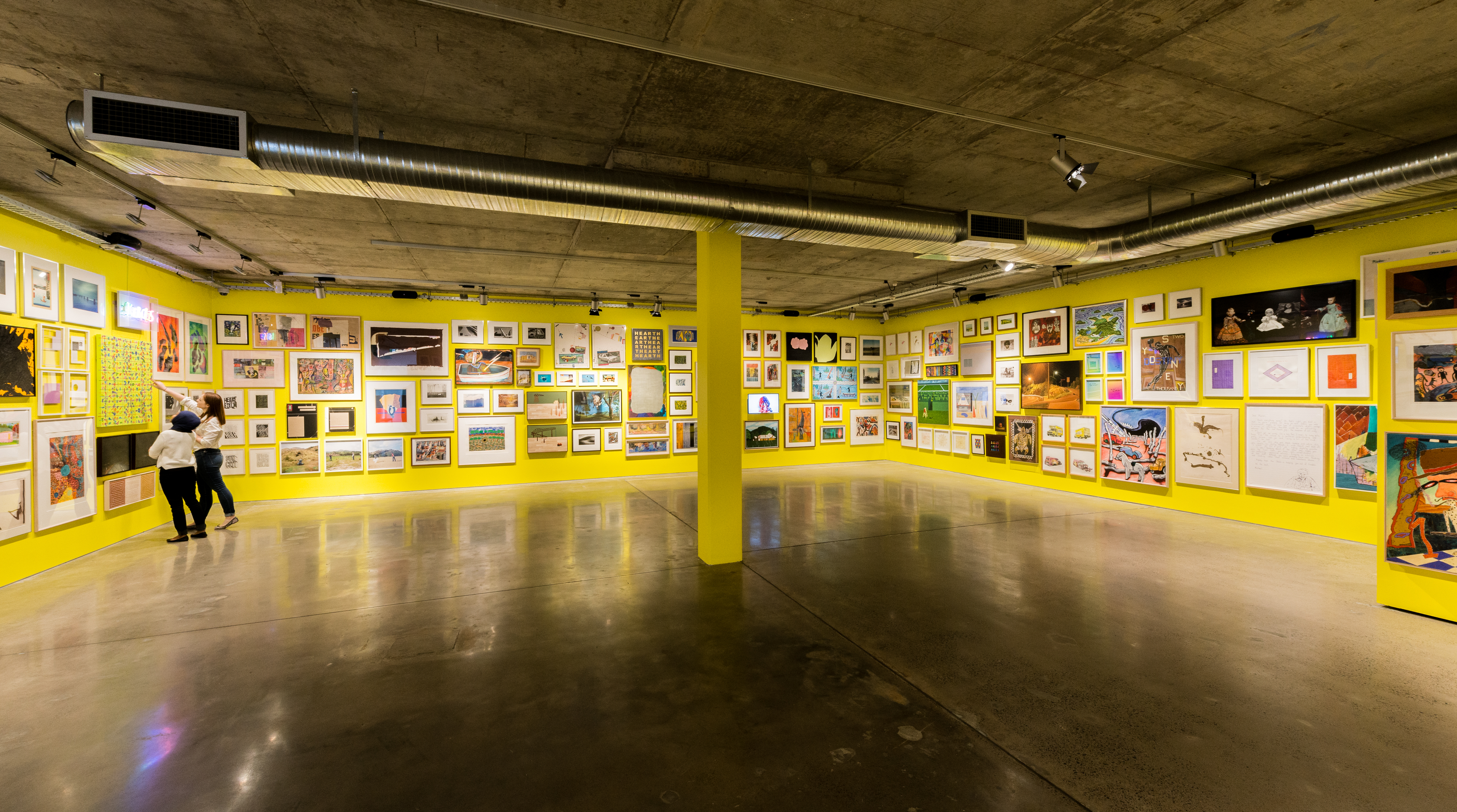 Installation view, 'Visible Storage' exhibition curated by Artbank, Artbank Sydney, 2015.