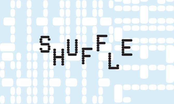 Shuffle exhibition banner. Design by Yongyi Zhu. 